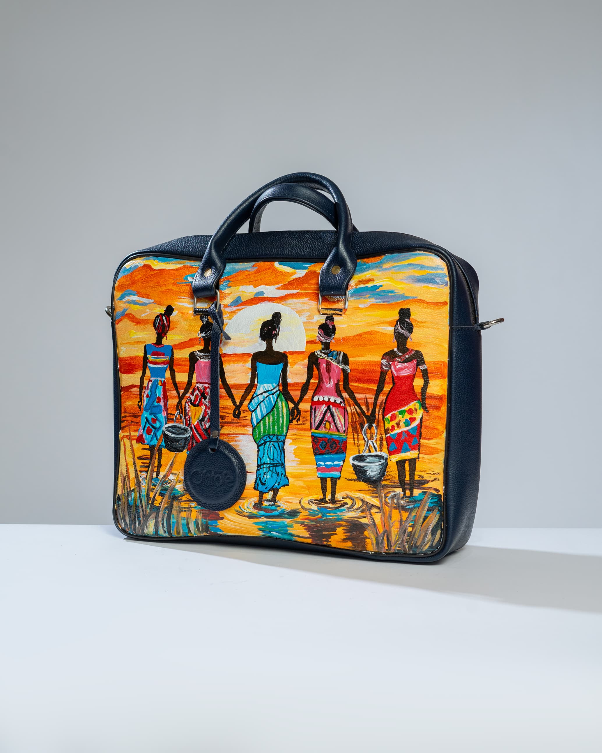 Black Classic laptop bag-women inspired.